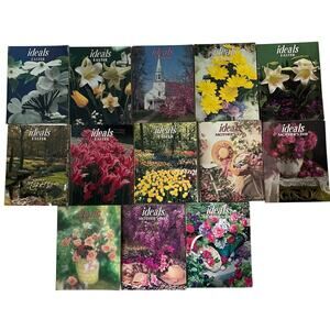Vintage Ideals Easter Mother's Day Magazine Lot 13 Floral Photography Poems MCM